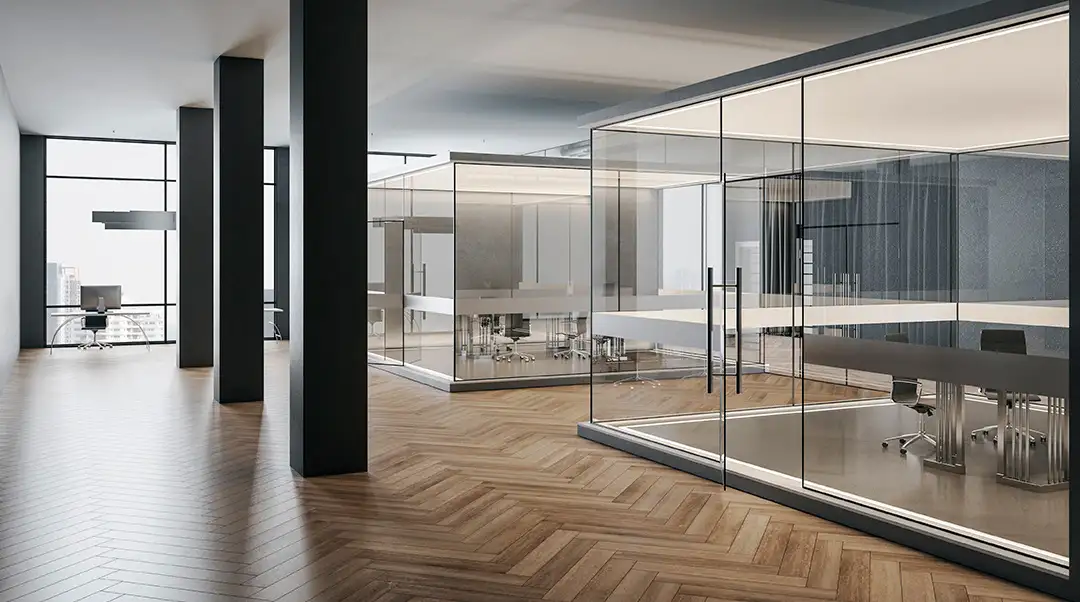 Mamparas de vidrio sin perfil