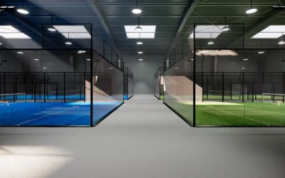 El vidrio en la pista de pádel