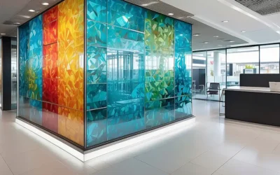 Vidrio en impresión digital vitrificada