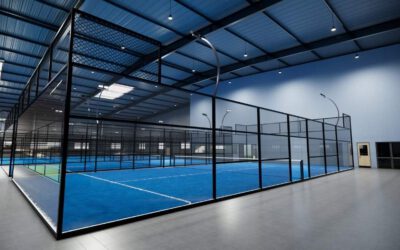 Instalación de pistas de pádel: paredes de cristal y seguridad